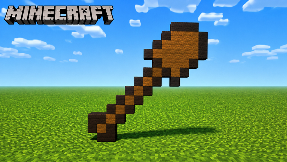 How to make a Shovel in Minecraft