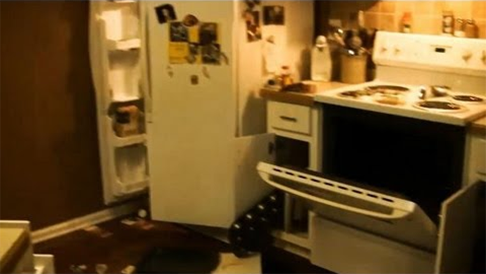 Poltergeist Caught on Video Destroying Kitchen
