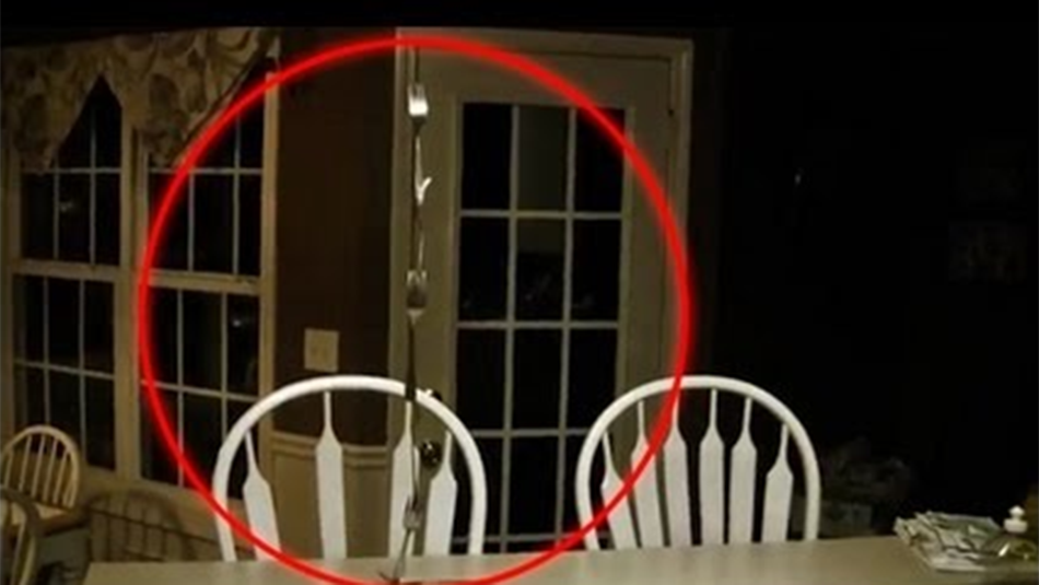 Poltergeist Caught on Tape Stacking Kitchen Utensils