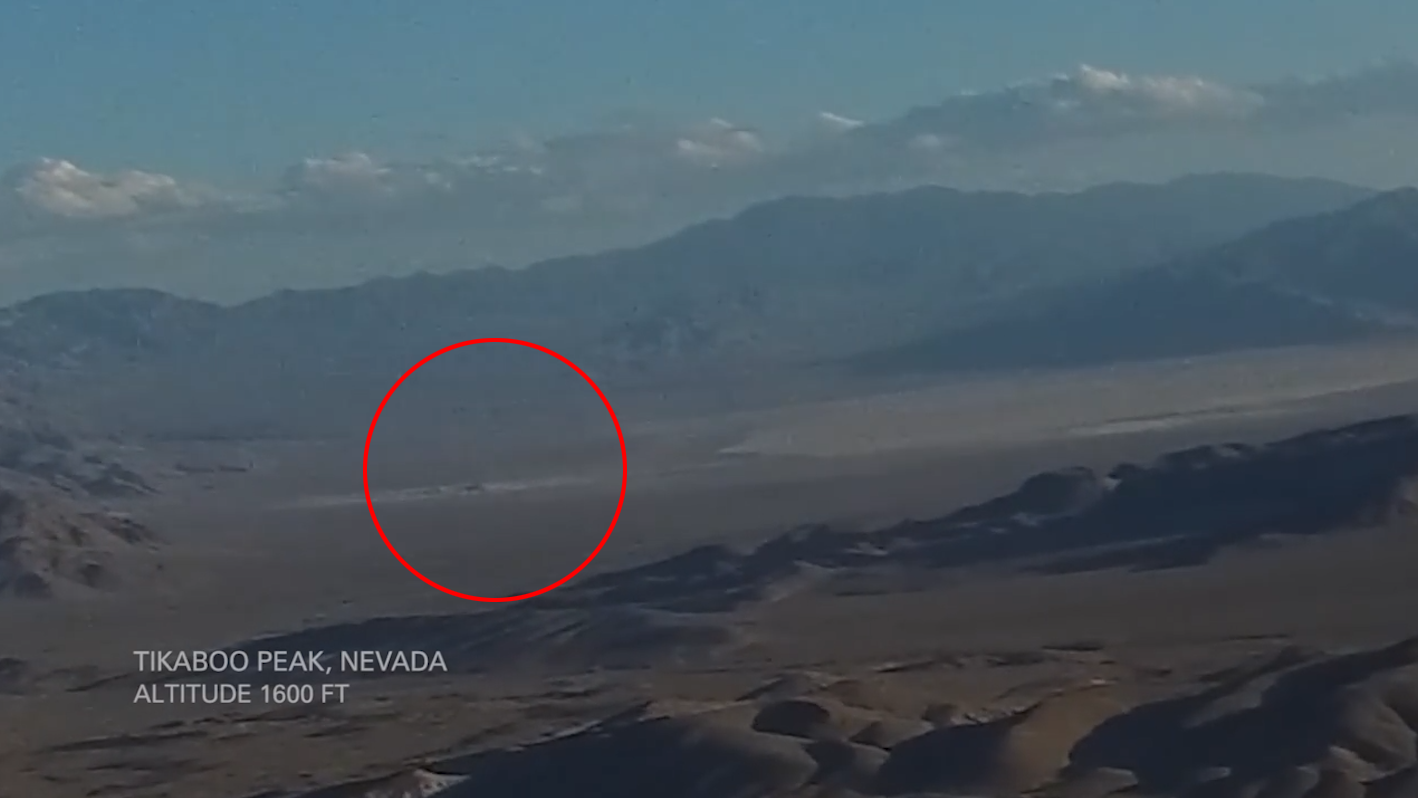 Area 51 Drone Footage Near Tikaboo Peak