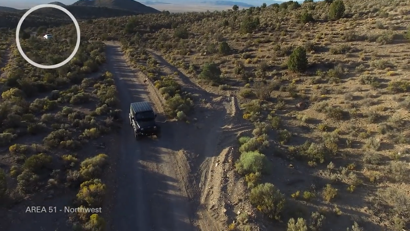 Area 51 Drone Footage - North Gate