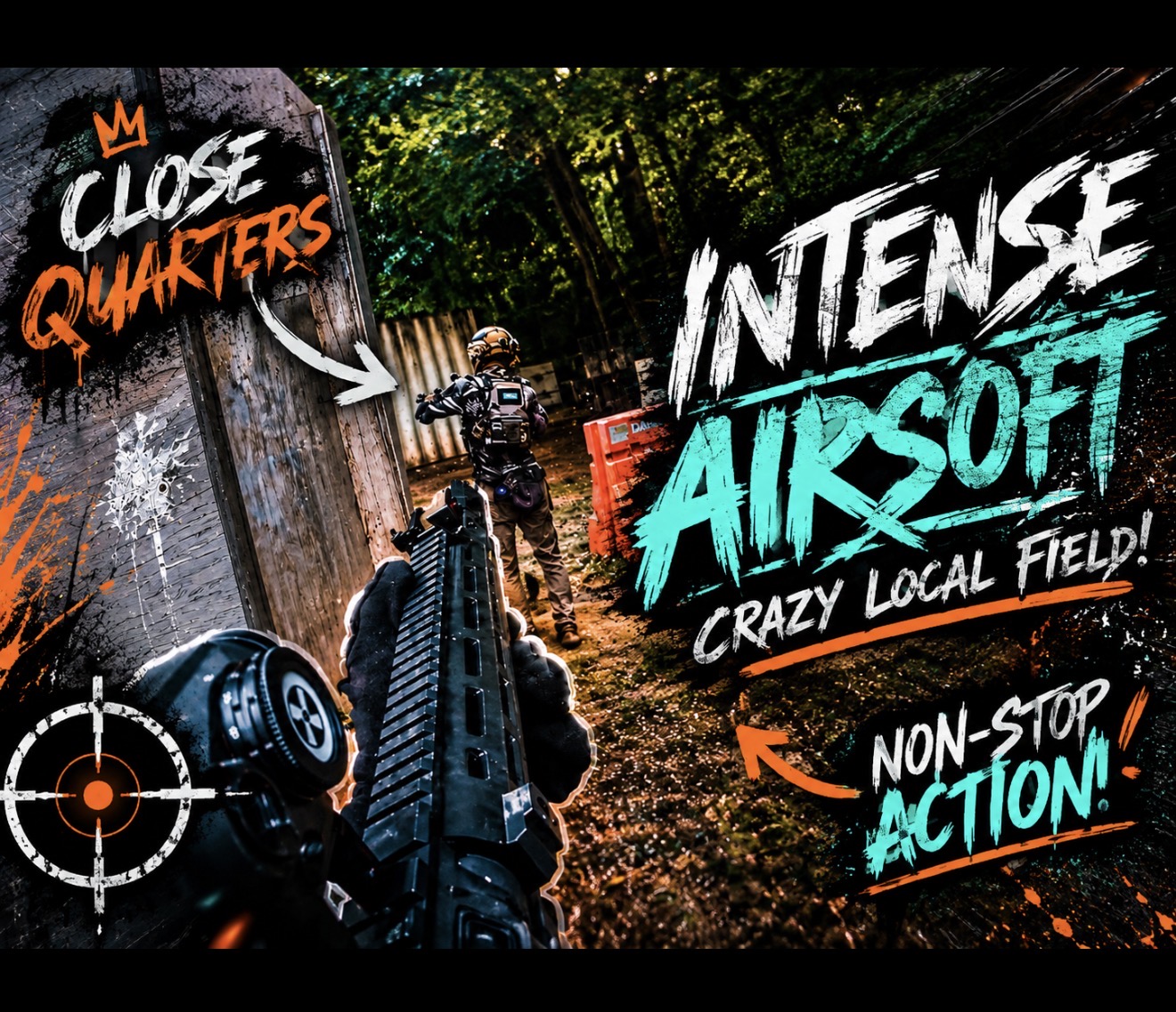 Close Quarters Airsoft Gets INSANE