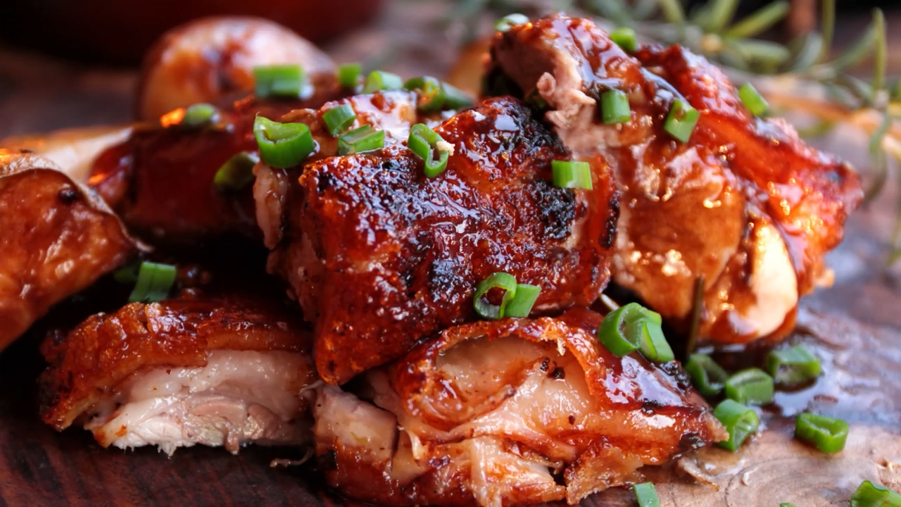 Crispy Pork Roast with Glazed Roux